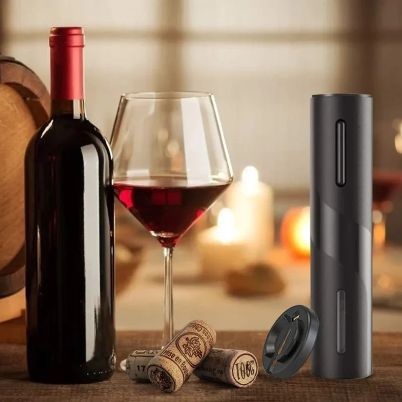 🍷 SET DESTAPADOR DE VINO ELÉCTRICO – Disfruta del Vino con Estilo y Sin Esfuerzo 🍷