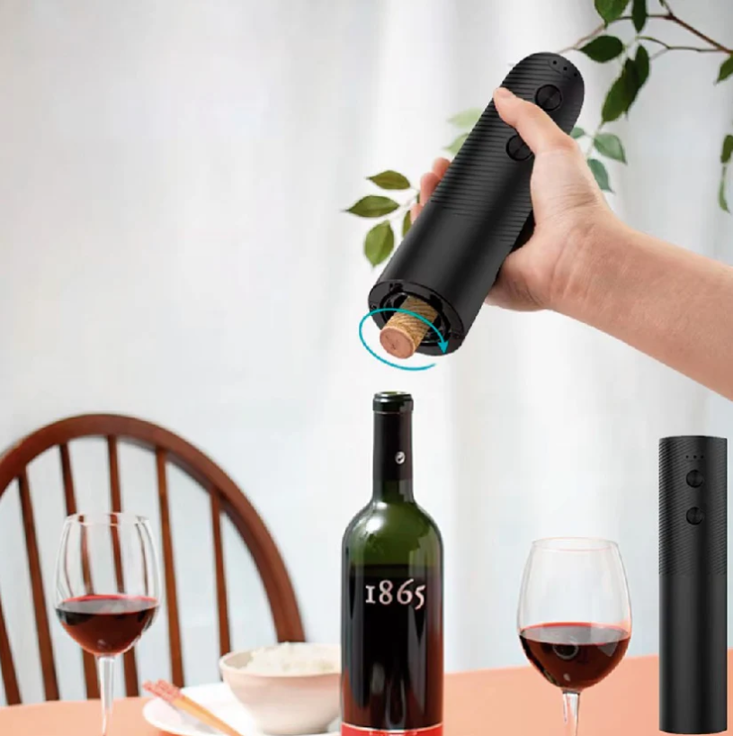 🍷 SET DESTAPADOR DE VINO ELÉCTRICO – Disfruta del Vino con Estilo y Sin Esfuerzo 🍷