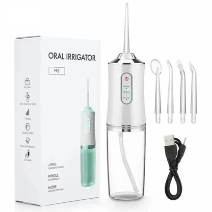 💦 Irrigador Dental Portátil USB – Limpieza Profunda en Cualquier Lugar 🦷✨