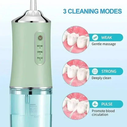 💦 Irrigador Dental Portátil USB – Limpieza Profunda en Cualquier Lugar 🦷✨